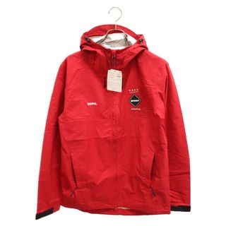 エフシーアールビー(F.C.R.B.)のF.C.R.B./F.C.Real Bristol/FCRB エフシーアールビー/エフシーレアルブリストル 21AW RAIN JACKET フーデッド ジップアップ ナイロンシェル レインジャケット レッド FCRB-212029(マウンテンパーカー)