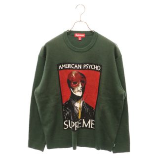 シュプリーム(Supreme)のSUPREME シュプリーム 23AW American Psycho Sweater アメリカンサイコ ニットセーター グリーン(ニット/セーター)