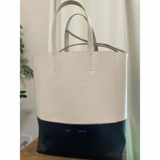 セリーヌ(celine)のCELINE セリーヌ カバ スモール 旧ロゴ バイカラー ブラック アイボリー(その他)