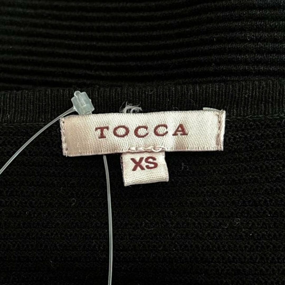 TOCCA(トッカ)のTOCCA(トッカ) カーディガン サイズXS レディース美品  - 黒 長袖 レディースのトップス(カーディガン)の商品写真