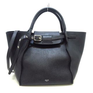 セリーヌ(celine)のCELINE(セリーヌ) ショルダーバッグ ビッグバッグスモールウィズロングストラップ 黒 2WAY レザー(ショルダーバッグ)