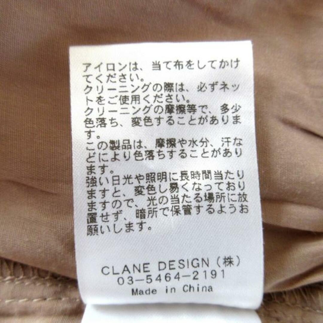 CLANE(クラネ)のCLANE(クラネ) パンツ サイズ1 S レディース - ピンクベージュ フルレングス レディースのパンツ(その他)の商品写真