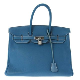 エルメス(Hermes)のHERMES(エルメス) ハンドバッグ バーキン35 ブルー シルバー金具 トリヨンクレマンス(ハンドバッグ)