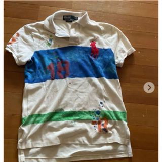 ポロラルフローレン(POLO RALPH LAUREN)のポロラルフローレン　ペイントポロシャツ(Tシャツ/カットソー)