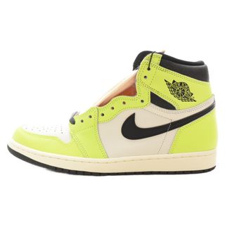 ナイキ(NIKE)のNIKE ナイキ AIR JORDAN 1 RETRO HIGH OG VOLT エアジョーダン1レトロ ボルト ハイカットスニーカー イエロー US10/28cm 555088-702(スニーカー)