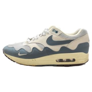 ナイキ(NIKE)のNIKE ナイキ ×Patta AIR MAX 1 NOISE AQUA DH1348-004 パタ エアマックス1 ローカットスニーカー US9/27cm ブルー(スニーカー)