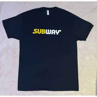 古着⑥SUBWAY★L★サブウェイ★企業物Tシャツ(Tシャツ/カットソー(半袖/袖なし))