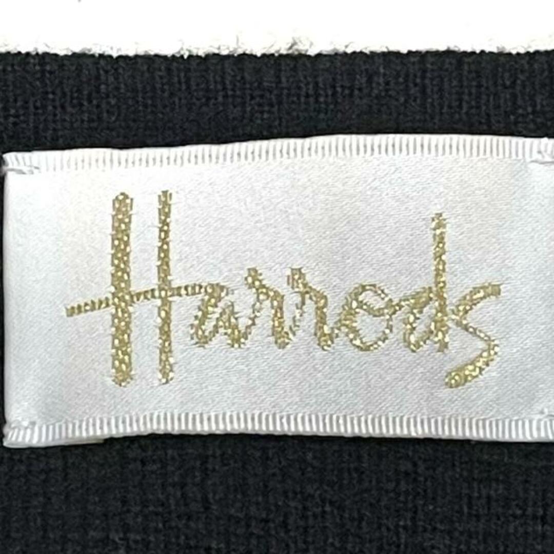 Harrods(ハロッズ)のHARRODS(ハロッズ) カーディガン レディース 黒 ビジュー レディースのトップス(カーディガン)の商品写真