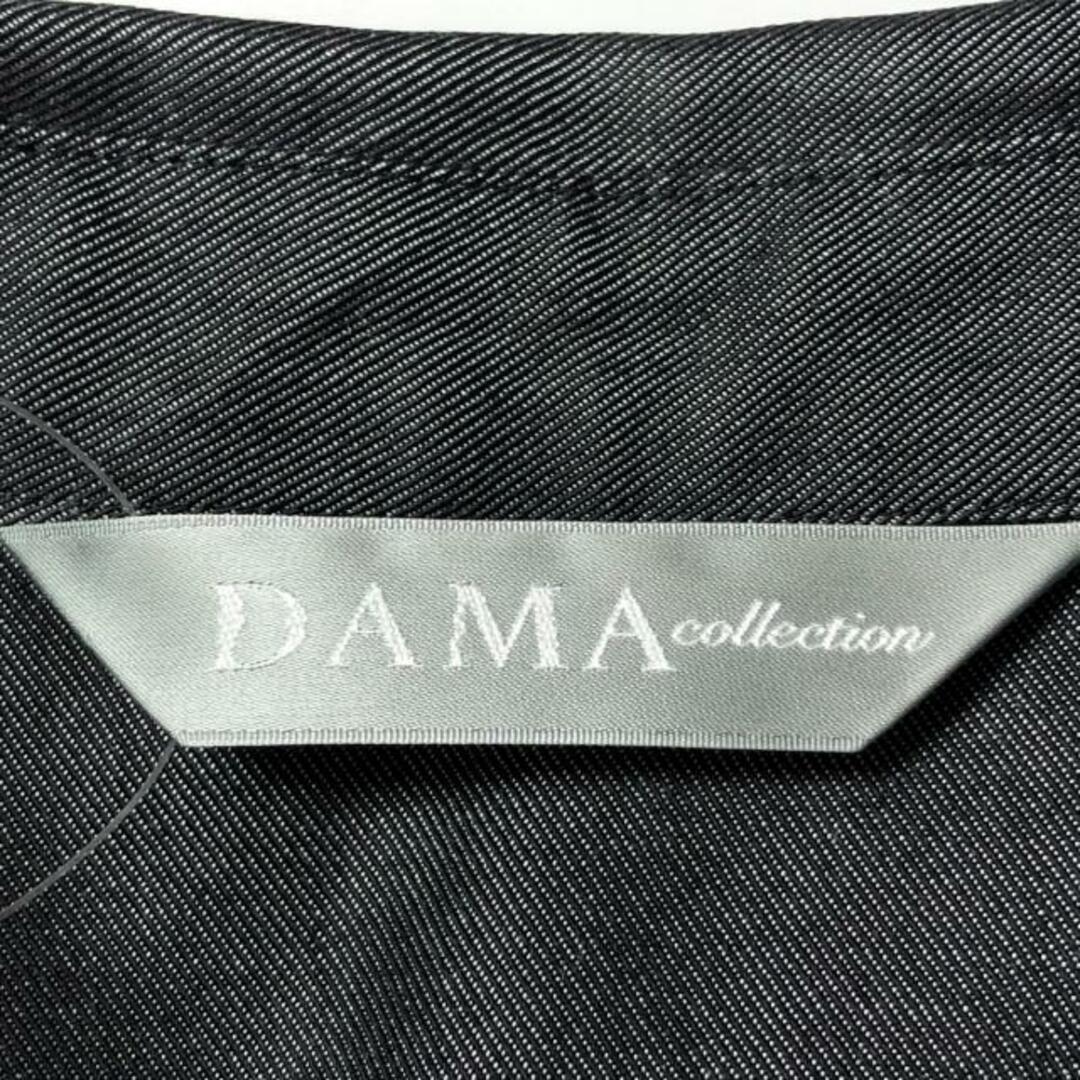 DAMAcollection(ダーマコレクション) ワンピース サイズ3 L レディース美品  ダークグレー ロング丈/前面ニット/シャツワンピ レディースのワンピース(その他)の商品写真