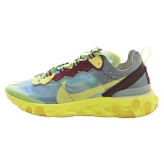 ナイキ(NIKE)のNIKE ナイキ ×UNDERCOVER REACT ELEMENT 87 リアクトエレメント ローカットスニーカー BQ2718-400 US10.5/28.5cm イエロー/ブルー(スニーカー)