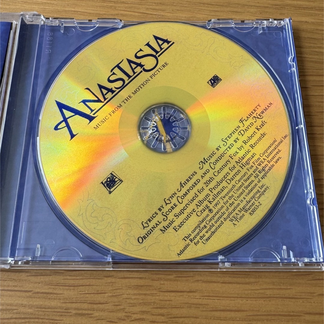 Disney(ディズニー)のアナスタシア　サウンドトラック エンタメ/ホビーのCD(映画音楽)の商品写真