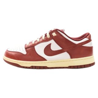 ナイキ(NIKE)のNIKE ナイキ WMNS DUNK LOW PRM TEAM RED AND WHITE ウィメンズ ダンクロー チームレッドアンドホワイト ローカットスニーカー ホワイト/レッド US11/28.0cm FJ4555-100(スニーカー)