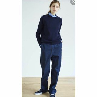 シンゾーン(Shinzone)のTHE SHINZONE SKATER PANTS 36 NAVY ネイビー(カジュアルパンツ)