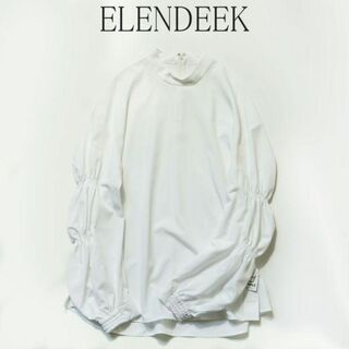 エレンディーク(ELENDEEK)の新品 エレンディーク ELENDEEK オフホワイト ブラウス フリー FREE(シャツ/ブラウス(長袖/七分))