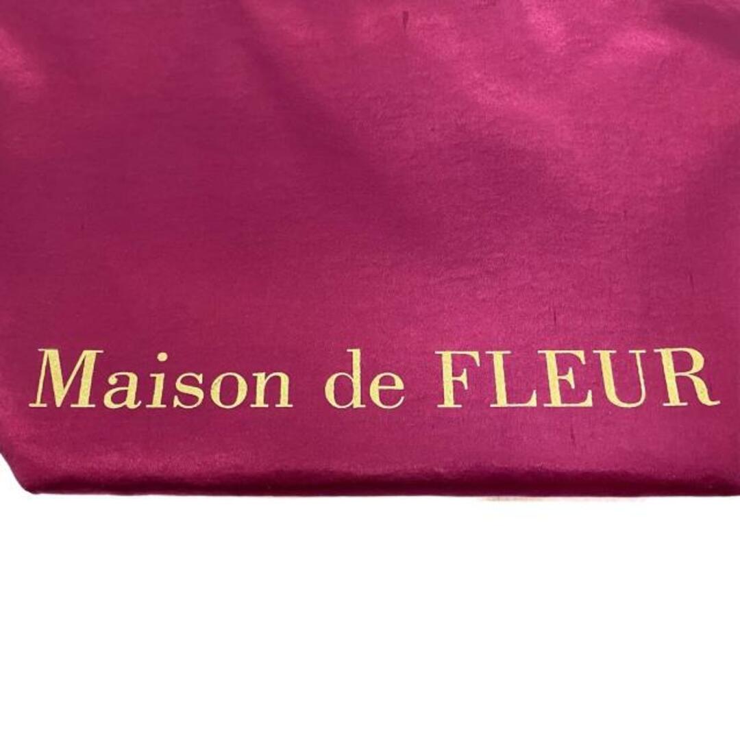 Maison de FLEUR(メゾンドフルール)のMaison de FLEUR(メゾンドフルール) トートバッグ - ピンク×ゴールド フリル 化学繊維 レディースのバッグ(トートバッグ)の商品写真