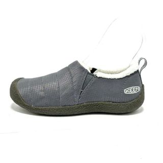 KEEN - KEEN(キーン) スリッポン 23 レディース美品  グレー 裏ボア ナイロン