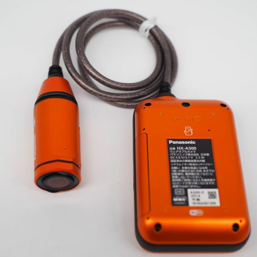Panasonic - PANASONIC ウェアラブルカメラ オレンジ HX-A500-D Panasonic - PANASONIC ウェアラブルカメラ オレンジ HX-A500-D