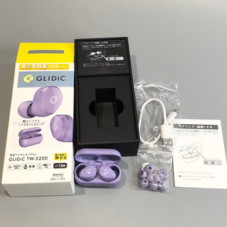 グライディック(GLIDiC)の美品 GLIDiC グライディック TW-5200 ワイヤレスイヤホン(ヘッドフォン/イヤフォン)