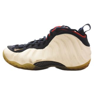 ナイキ(NIKE)のNIKE ナイキ AIR FOAMPOSITE ONE PRM OLYMPIC エア フォームポジットワン プレミアム オリンピック ローカットスニーカー ホワイト US10.5/28.5cm 575420-400(スニーカー)