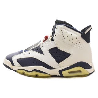 ナイキ(NIKE)のNIKE ナイキ 【観賞用 2000年製】AIR JORDAN 6 RETRO+ OLYMPIC 136038-461 エアジョーダン6 レトロ プラス オリンピック ミッドナイトネイビー バーシティレッド ハイカットスニーカー 26cm/US8(スニーカー)