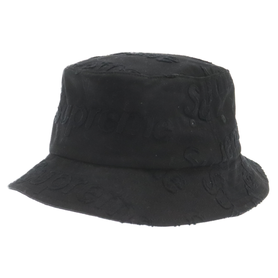 Supreme(シュプリーム)のSUPREME シュプリーム 23SS Lasered Twill Crusher レーザーツイル クラッシュバケットハット 帽子 ブラック メンズの帽子(ハット)の商品写真