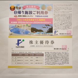 箱根小涌園 ユネッサン日帰り施設ご利用券 2名分 無料券＆レストラン20%オフ(遊園地/テーマパーク)