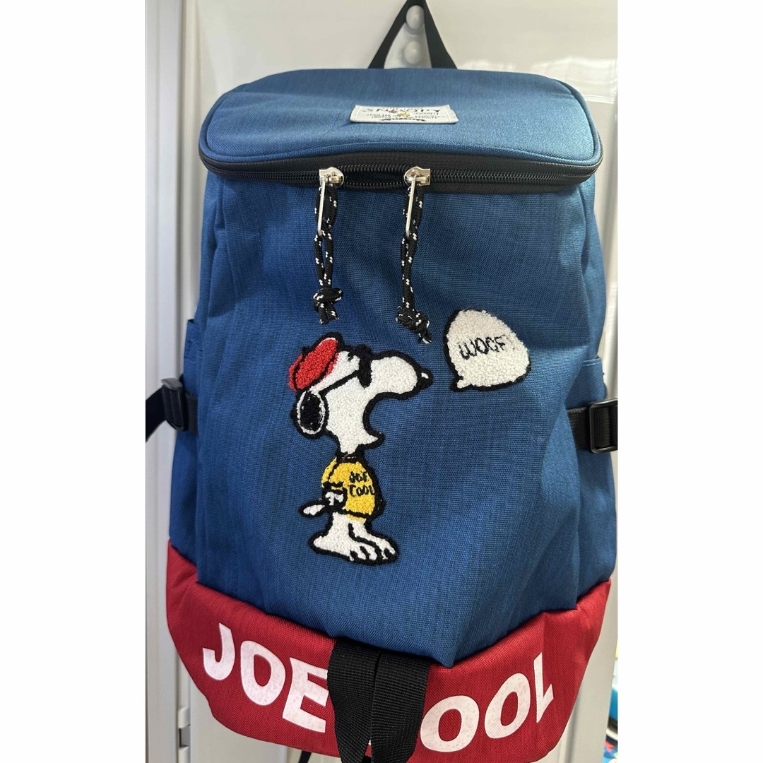 SNOOPY(スヌーピー)のSNOOPY Joe cool リュック ネイビー peanuts 美品 レディースのバッグ(リュック/バックパック)の商品写真