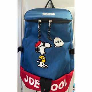 スヌーピー(SNOOPY)のSNOOPY Joe cool リュック ネイビー peanuts 美品(リュック/バックパック)