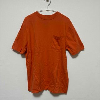 しまむら　オーガニックコットン Tシャツ　オレンジ　M