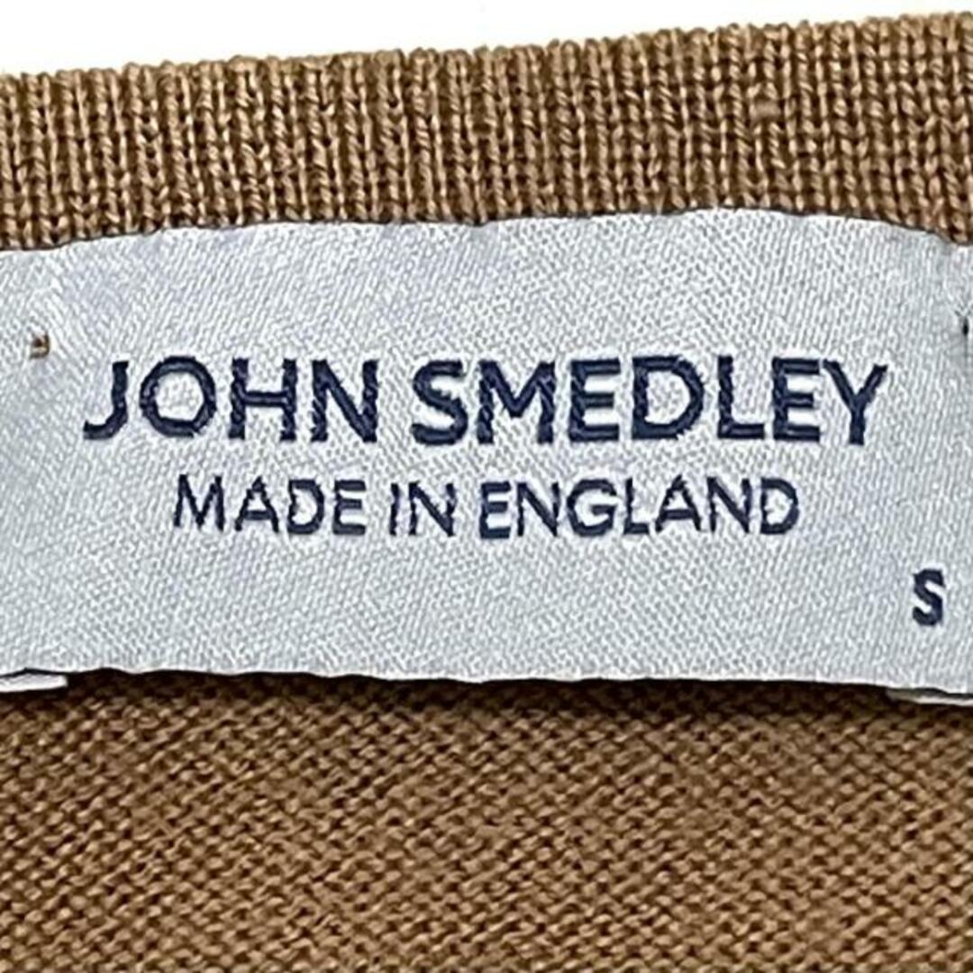 JOHN SMEDLEY(ジョンスメドレー)のJOHN SMEDLEY(ジョンスメドレー) カーディガン サイズS レディース - ベージュ ウール レディースのトップス(カーディガン)の商品写真