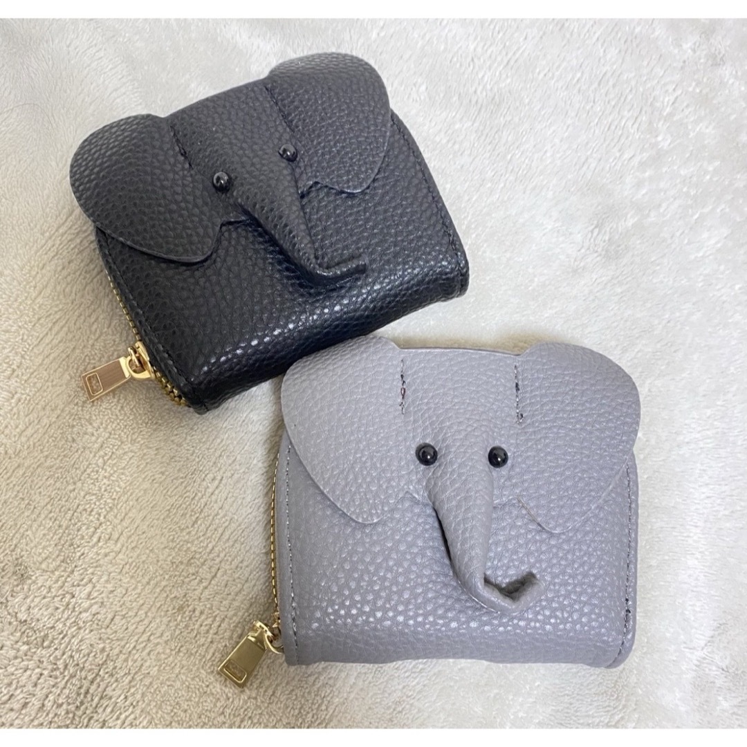 カードホルダー　じゃばら　かわいい　おしゃれ　 ミニ財布 ゾウ財布 レディースのファッション小物(コインケース)の商品写真