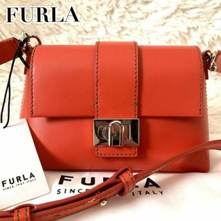 フルラ(Furla)の美品 現行✨フルラ ショルダーバッグ ソフィア ミニ ターンロック ロゴ レザー(ショルダーバッグ)