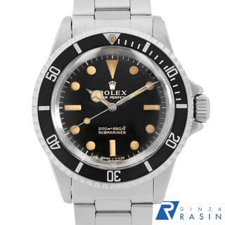 ロレックス(ROLEX)のロレックス サブマリーナ 5513 ブラック メーターファースト フチなし 15番 メンズ アンティーク 腕時計(腕時計(アナログ))