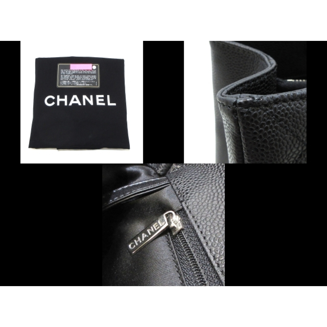 CHANEL(シャネル)のCHANEL(シャネル) トートバッグ レディース 復刻チェーントート(GST) A50995 黒 シルバー金具/チェーンショルダー キャビアスキン レディースのバッグ(トートバッグ)の商品写真