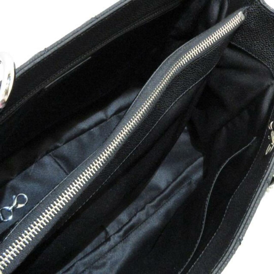 CHANEL(シャネル)のCHANEL(シャネル) トートバッグ レディース 復刻チェーントート(GST) A50995 黒 シルバー金具/チェーンショルダー キャビアスキン レディースのバッグ(トートバッグ)の商品写真