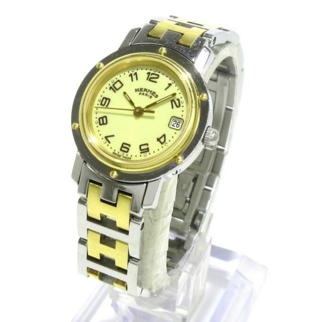 Hermes(エルメス)のHERMES(エルメス) 腕時計 クリッパー CL4.220 レディース アイボリー レディースのファッション小物(腕時計)の商品写真