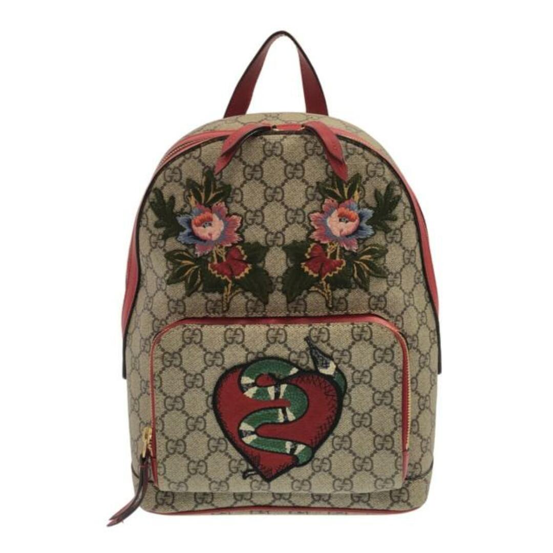 Gucci - GUCCI(グッチ) リュックサック GGスプリーム 427042 レッド Gucci - GUCCI(グッチ) リュックサック GGスプリーム 427042 レッド