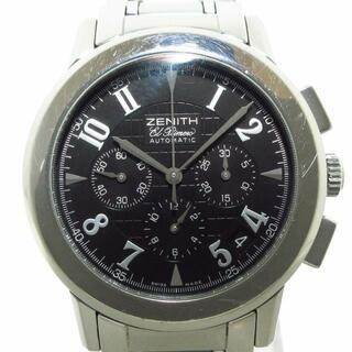 ゼニス(ZENITH)のZENITH(ゼニス) 腕時計 ポートロワイヤル エルプリメロ 01/02.0451.400 メンズ SS/裏スケ/クロノグラフ 黒(その他)