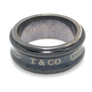 ティファニー(Tiffany & Co.)のTIFFANY&Co.(ティファニー) リング 1837ナロー シルバー×チタン 白(リング(指輪))