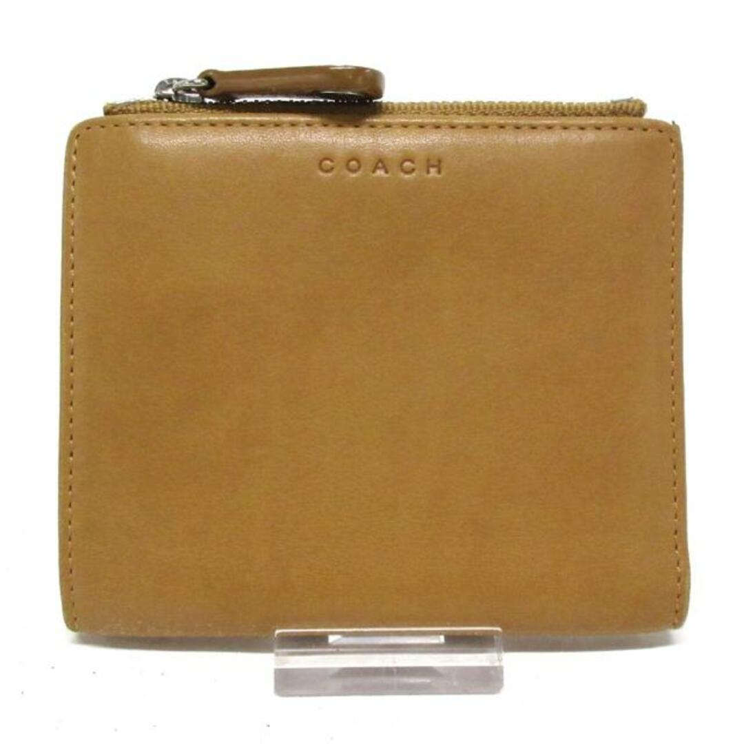 COACH(コーチ)のCOACH(コーチ) 2つ折り財布 - ブラウン レザー レディースのファッション小物(財布)の商品写真