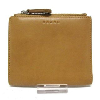 コーチ(COACH)のCOACH(コーチ) 2つ折り財布 - ブラウン レザー(財布)