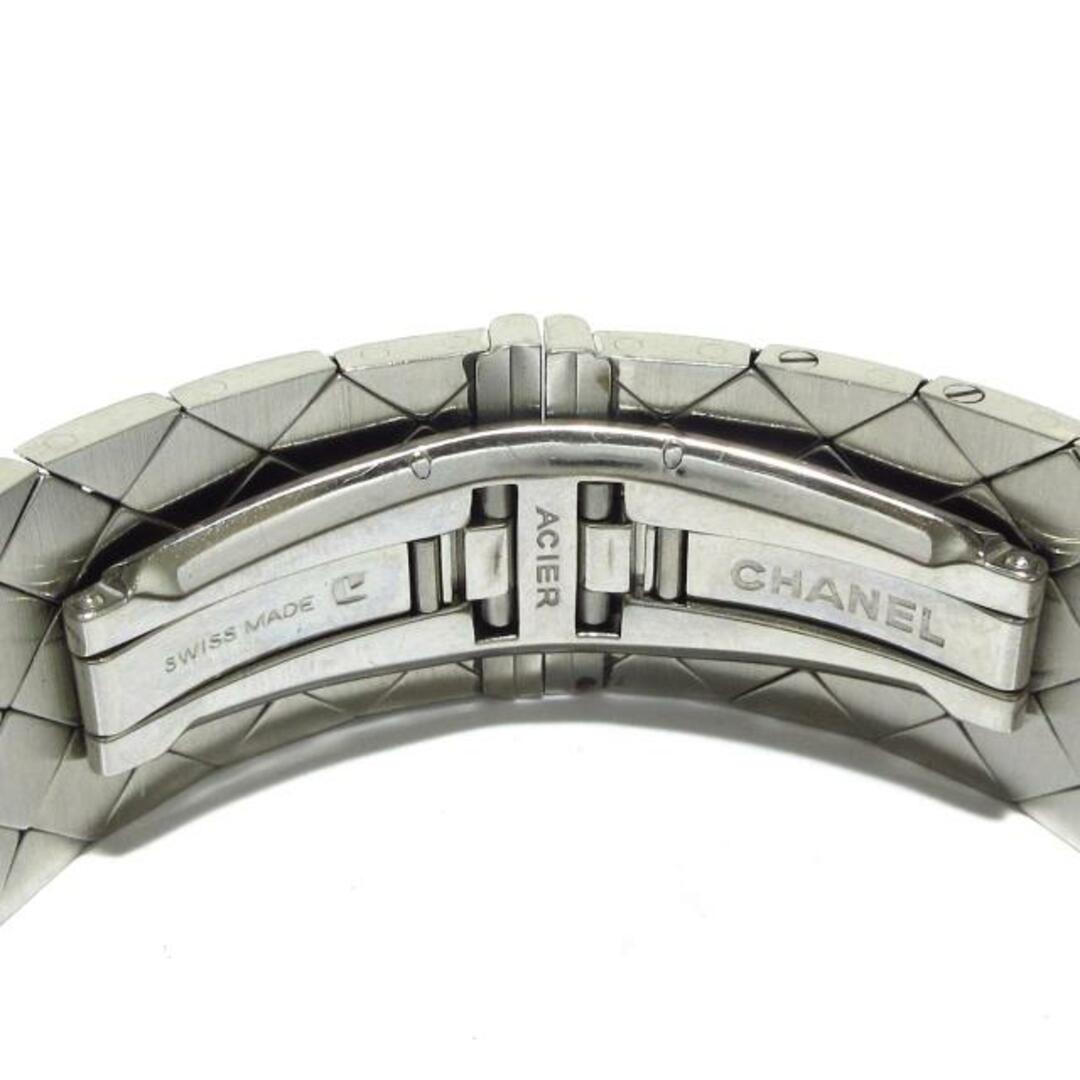 CHANEL(シャネル)のCHANEL(シャネル) 腕時計 マトラッセ H0489 レディース SS/ダイヤベゼル 黒 レディースのファッション小物(腕時計)の商品写真