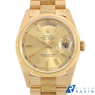 ロレックス(ROLEX)のロレックス デイデイト 18248 シャンパン X番 メンズ 中古 腕時計(腕時計(アナログ))