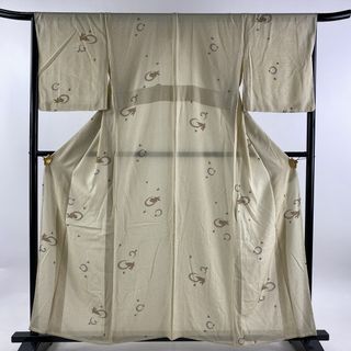 小紋 身丈157.5cm 裄丈67.5cm 正絹 優品 【中古】(着物)