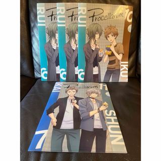 ミニストップ ツキウタ Procellarum  A4クリアファイル 4枚セット(クリアファイル)