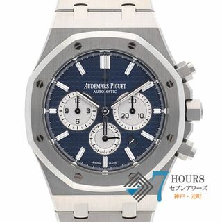 オーデマピゲ(AUDEMARS PIGUET)の【109481】AUDEMARS PIGUET オーデマ・ピゲ  26331ST.OO.1220ST.01 ロイヤルオーク クロノグラフ ブルーダイヤル SS 自動巻き ギャランティーカード 純正ボックス 腕時計 時計 WATCH メンズ 男性 男 紳士【中古】(腕時計(アナログ))