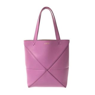 ロエベ(LOEWE)のLOEWE(ロエベ) トートバッグ パズルフォルド トート ミニ A657V25X01 ロックローズ(パープル) 日本限定色 シャイニーカーフ(トートバッグ)