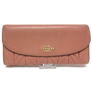 コーチ(COACH)のCOACH(コーチ) 長財布 - F31586 ベージュ レザー(財布)