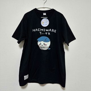 チイカワ(ちいかわ)のしまむら　ちいかわ　ハチワレ　サガラ　Tシャツ　ブラック L(Tシャツ/カットソー(半袖/袖なし))