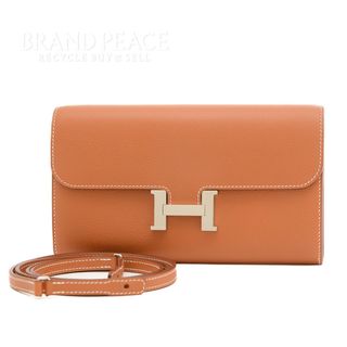 Hermes - エルメス コンスタンストゥーゴー 長財布 エバーカラー ゴールド シルバー金具